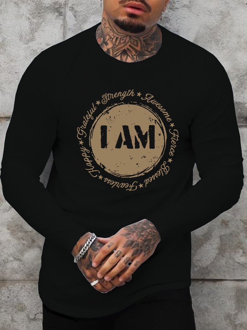 I Am Jesus God  Christian Cotton Long Sleeve T-Shirt