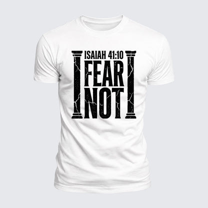 Luxe Mercerized Cotton Tee - Fear Not Isaiah 41:10