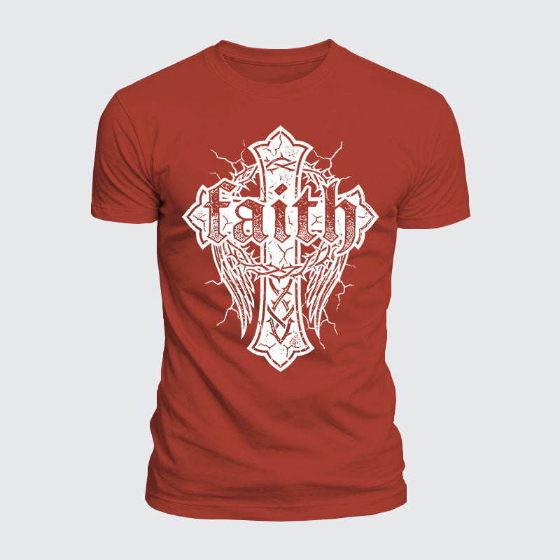 Luxe Mercerized Cotton Tee - Faith