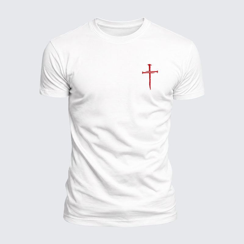 Luxe Mercerized Cotton Tee - Red Cross