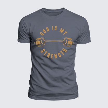 Luxe Mercerized Cotton Tee - God Is My Strength