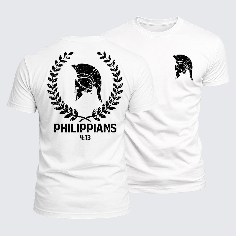 Luxe Mercerized Cotton Tee - PHILIPPIANS 4:13