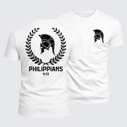 Luxe Mercerized Cotton Tee - PHILIPPIANS 4:13