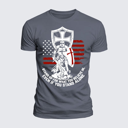 Luxe Mercerized Cotton Tee - Stand Up For What You Believe