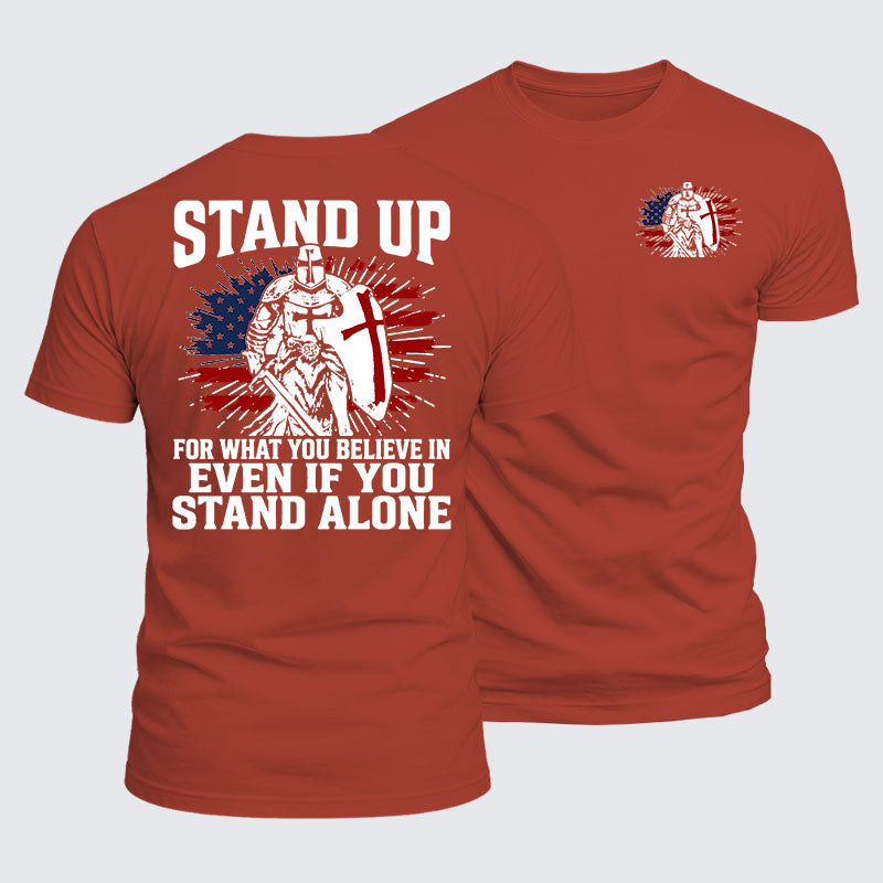 Luxe Mercerized Cotton Tee - Stand Up For What You Believe
