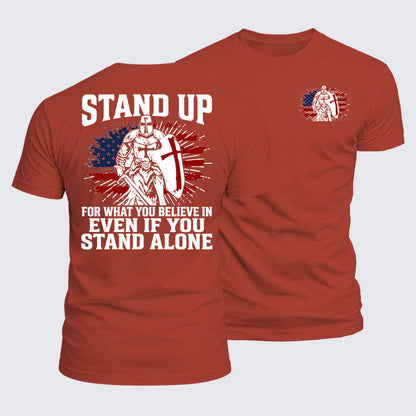 Luxe Mercerized Cotton Tee - Stand Up For What You Believe