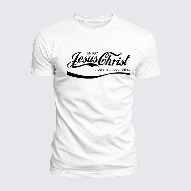 Luxe Mercerized Cotton Tee - Enjoy Jesus