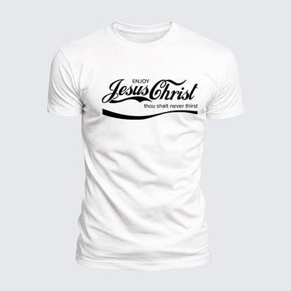 Luxe Mercerized Cotton Tee - Enjoy Jesus
