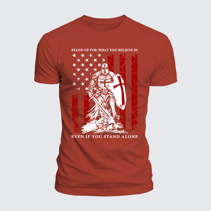 Luxe Mercerized Cotton Tee -  Stand Up For What You Believe
