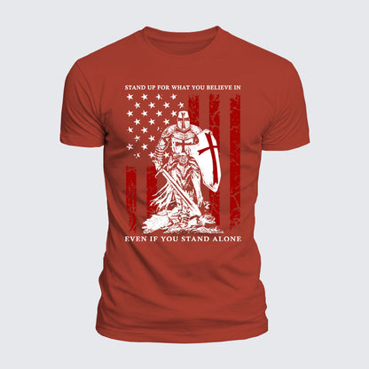 Luxe Mercerized Cotton Tee -  Stand Up For What You Believe