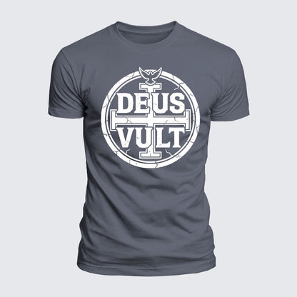 Luxe Mercerized Cotton Tee - Deus Vult