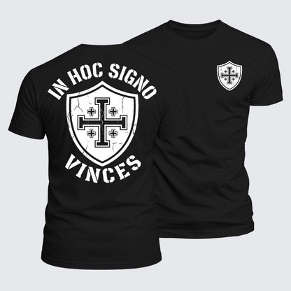 Luxe Mercerized Cotton Tee - In Hoc Signo Vinces