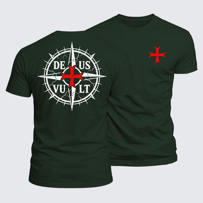 Luxe Mercerized Cotton Tee - Deus Vult