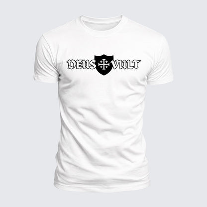 Luxe Mercerized Cotton Tee - Deus Vult