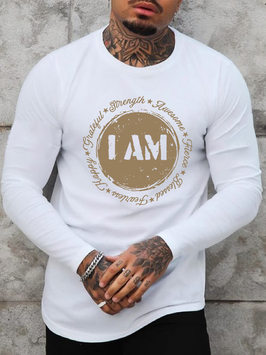 I Am Jesus God  Christian Cotton Long Sleeve T-Shirt