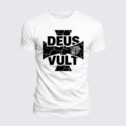 Luxe Mercerized Cotton Tee - Deus Vult
