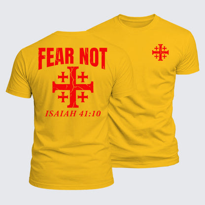 Luxe Mercerized Cotton Tee - Fear Not Isaiah 41:10