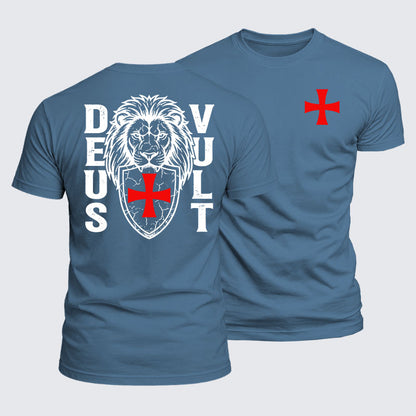 Luxe Mercerized Cotton Tee - Deus Vult