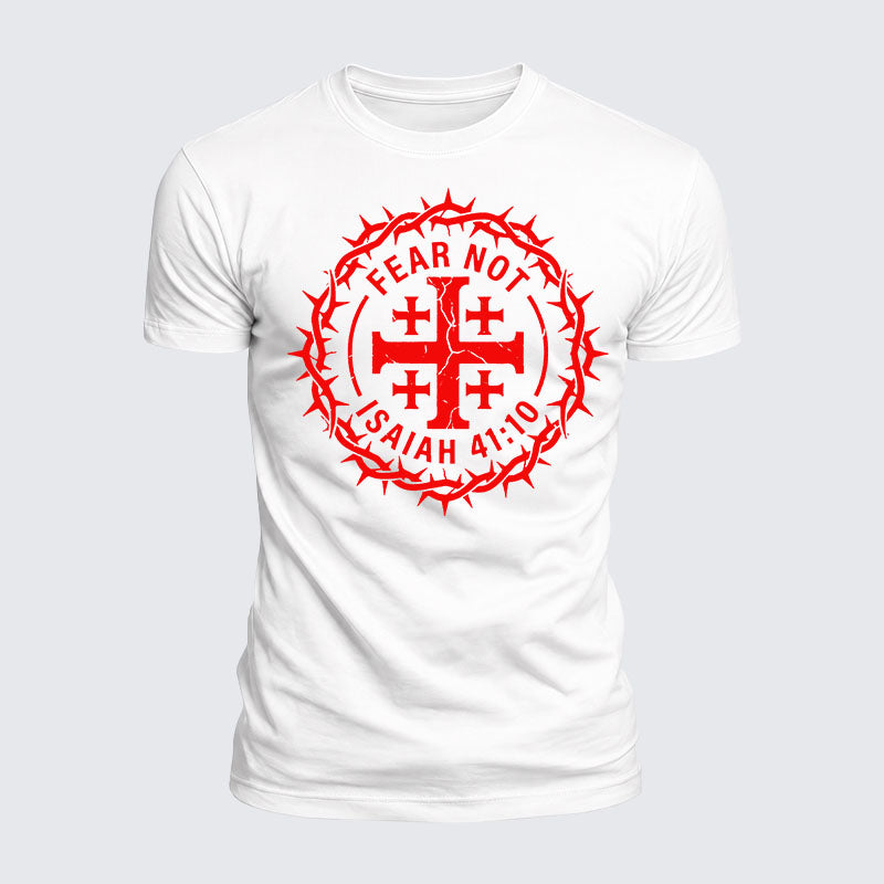 Luxe Mercerized Cotton Tee - Fear Not Isaiah 41:10
