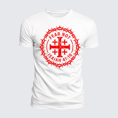Luxe Mercerized Cotton Tee - Fear Not Isaiah 41:10