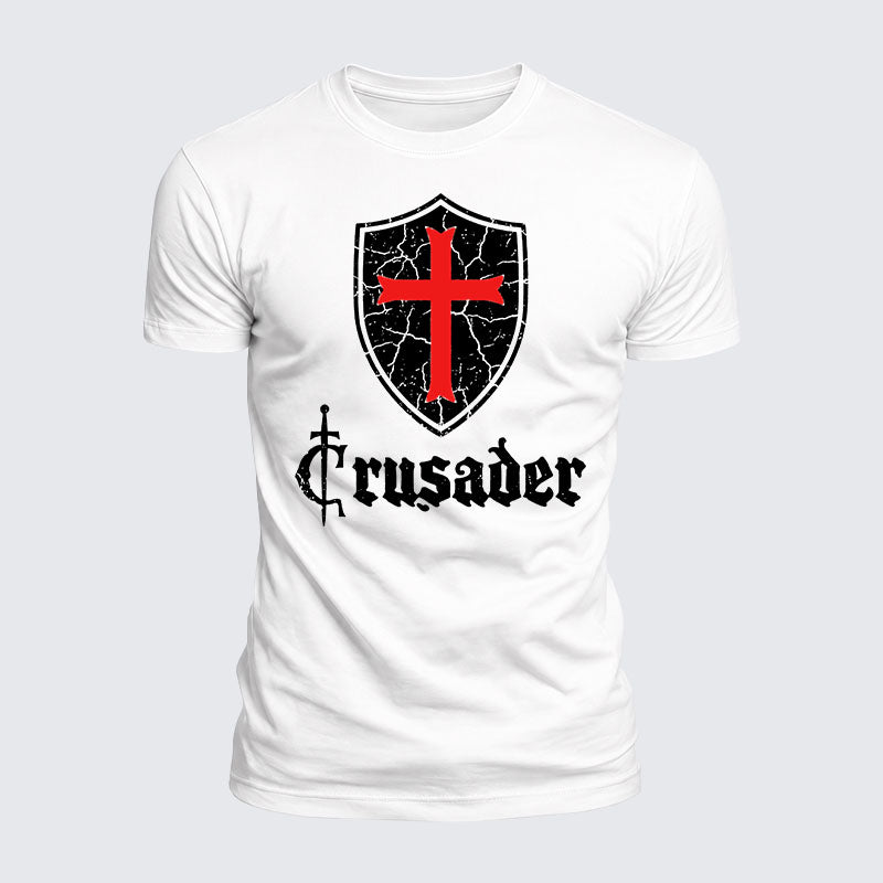 Luxe Mercerized Cotton Tee - Crusader