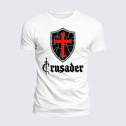 Luxe Mercerized Cotton Tee - Crusader