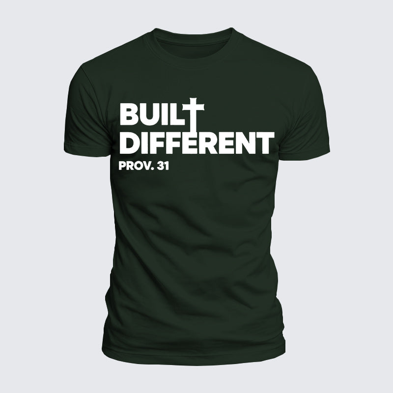 Luxe Mercerized Cotton Tee - Built Different Prov 31