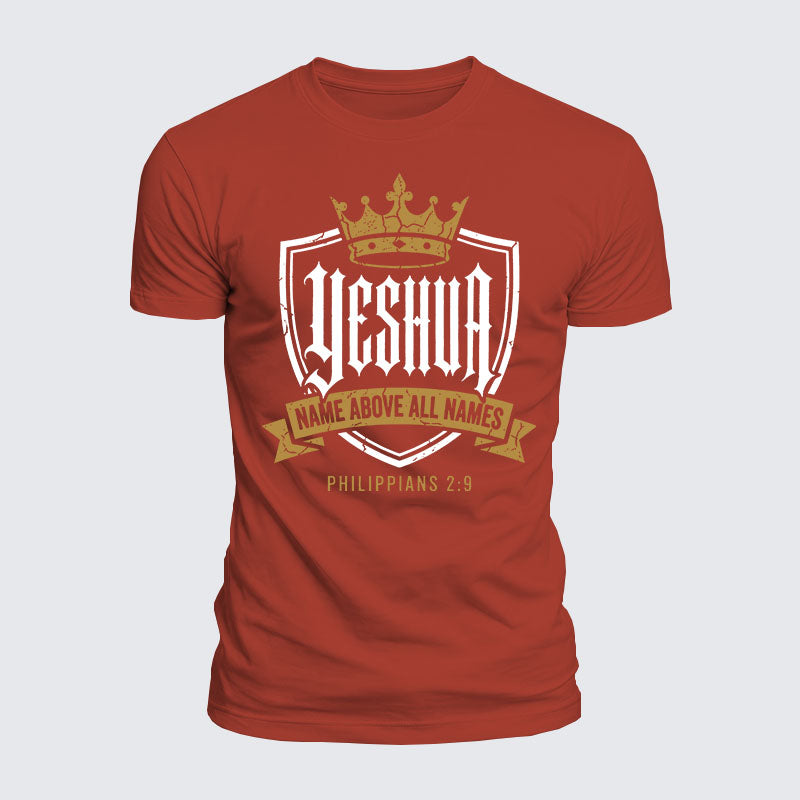 Luxe Mercerized Cotton Tee -  Yeshua Name Above All Names