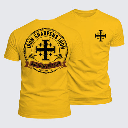 Luxe Mercerized Cotton Tee -  Iron Sharpens Brothers In Faith