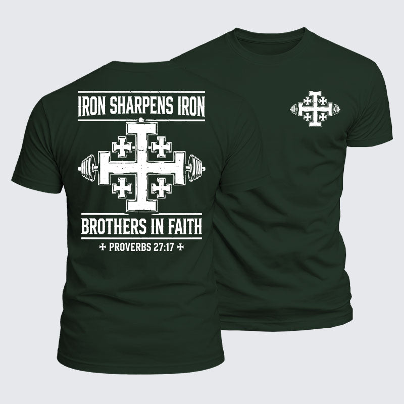 Luxe Mercerized Cotton Tee -  Iron Sharpens Brothers In Faith