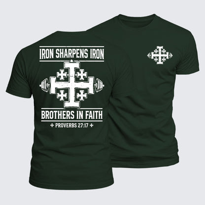 Luxe Mercerized Cotton Tee -  Iron Sharpens Brothers In Faith