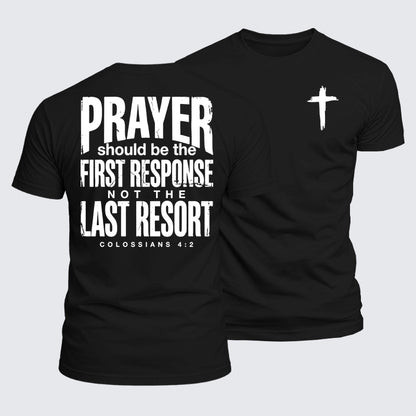 Luxe Mercerized Cotton Tee - Prayer First Response