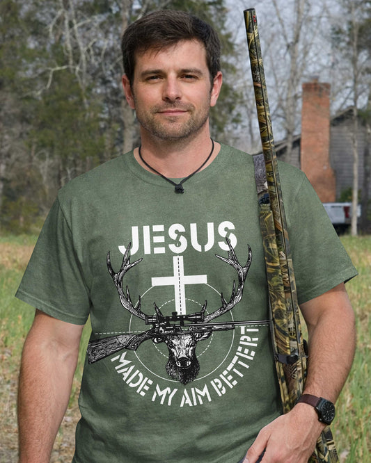 Jesus Made My Aim Better T-Shirt