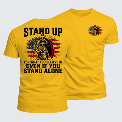 Luxe Mercerized Cotton Tee - Stand Up For What You Believe