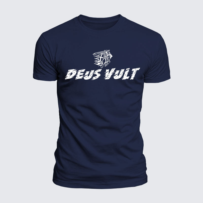 Luxe Mercerized Cotton Tee - Deus Vult