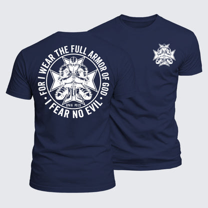 Luxe Mercerized Cotton Tee - Fear No Evil