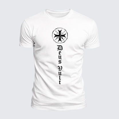 Luxe Mercerized Cotton Tee - Deus Vult