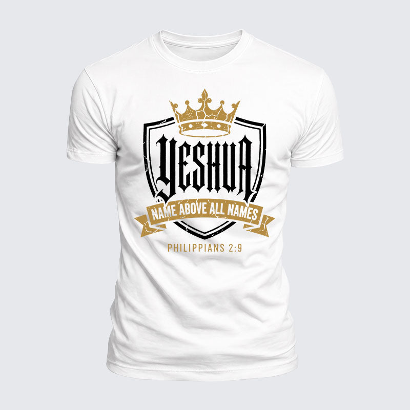 Luxe Mercerized Cotton Tee -  Yeshua Name Above All Names