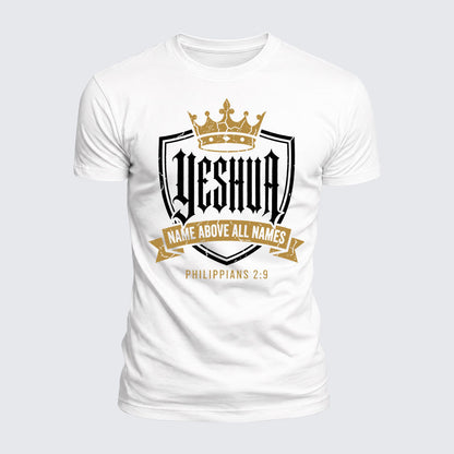 Luxe Mercerized Cotton Tee -  Yeshua Name Above All Names