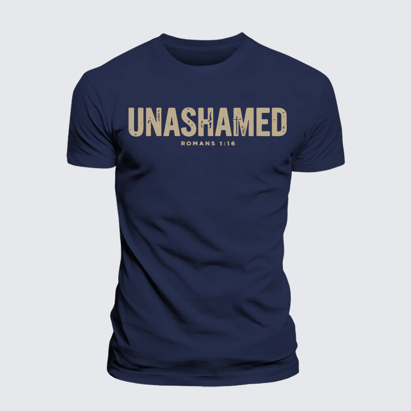 Luxe Mercerized Cotton Tee - UNASHAMED Romans 1:16