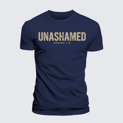 Luxe Mercerized Cotton Tee - UNASHAMED Romans 1:16
