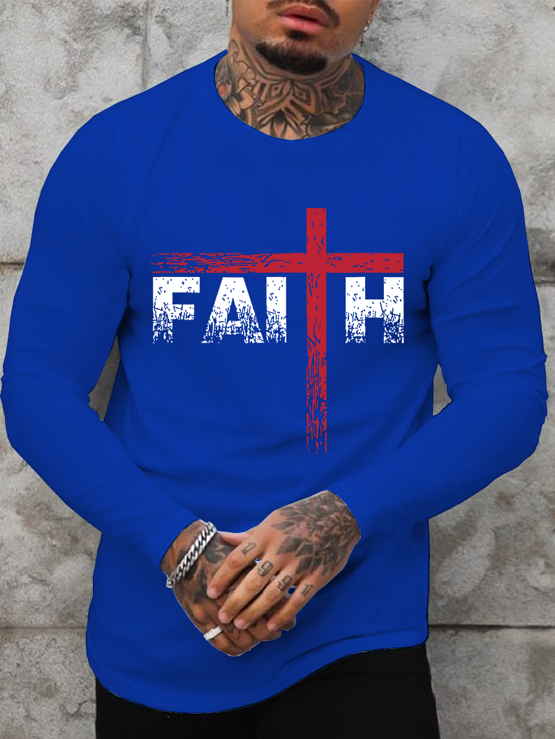 Faith Cross Long Sleeve