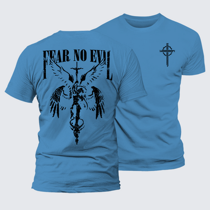 Luxe Mercerized Cotton Tee - Fear No Evil