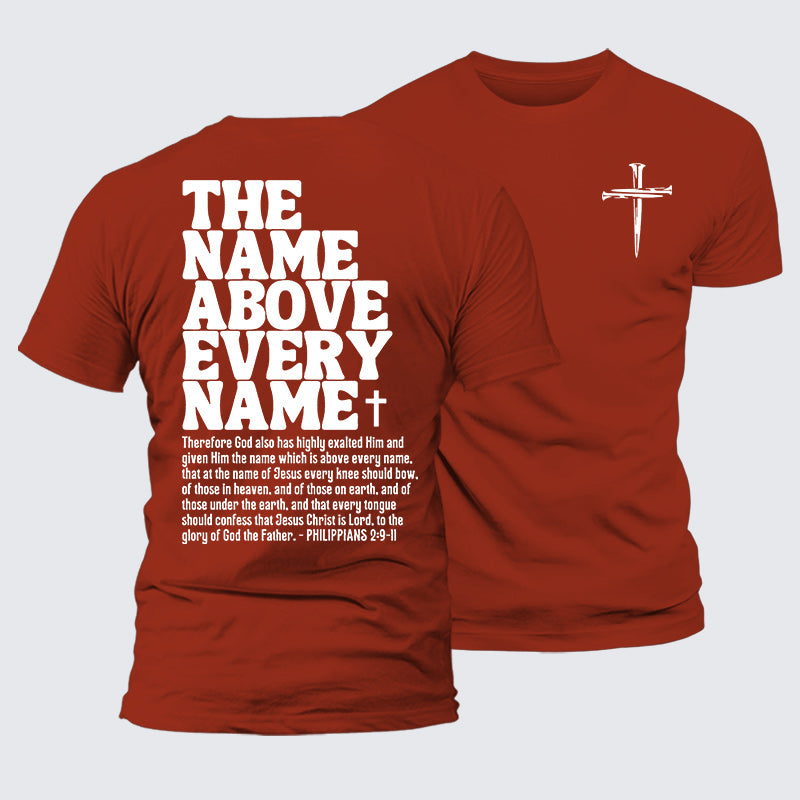 Luxe Mercerized Cotton Tee - The Name Above Every Name