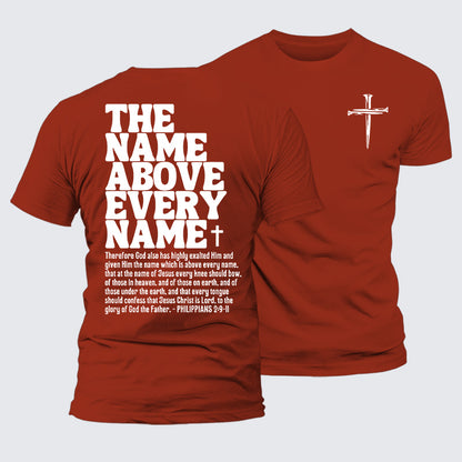 Luxe Mercerized Cotton Tee - The Name Above Every Name