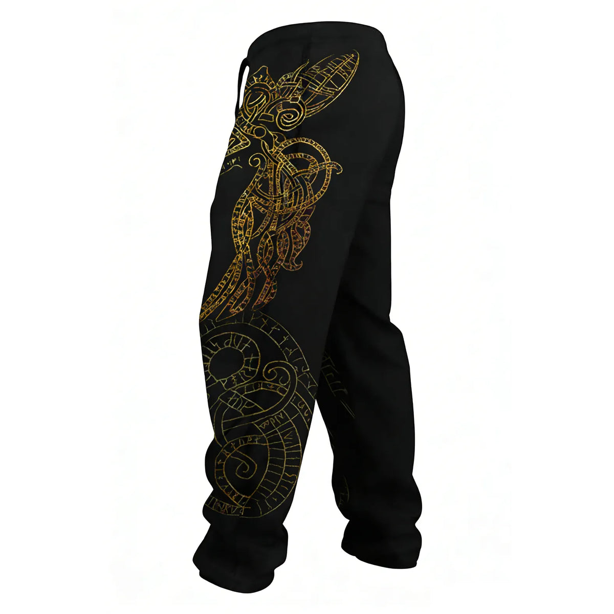 Raven God Print Track Pants