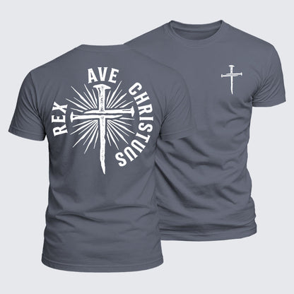 Luxe Mercerized Cotton Tee - Ave Christus Rex