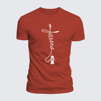 Luxe Mercerized Cotton Tee - Firefighter