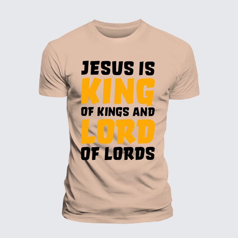 Luxe Mercerized Cotton Tee - Jesus Is King Of Kings And Lord Of Lords