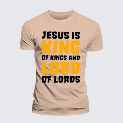 Luxe Mercerized Cotton Tee - Jesus Is King Of Kings And Lord Of Lords